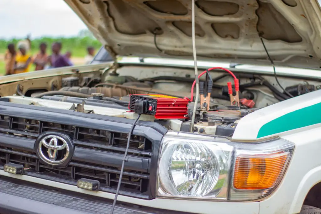 Can you start a car with a battery charger connected